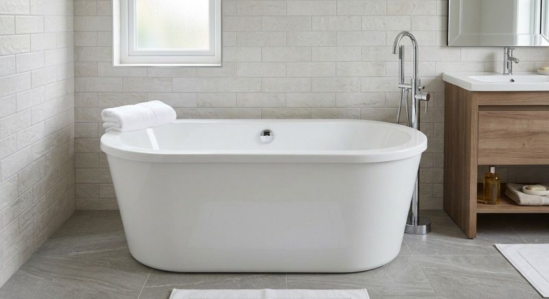 Freestanding Tub Installation in Bucks County, PA