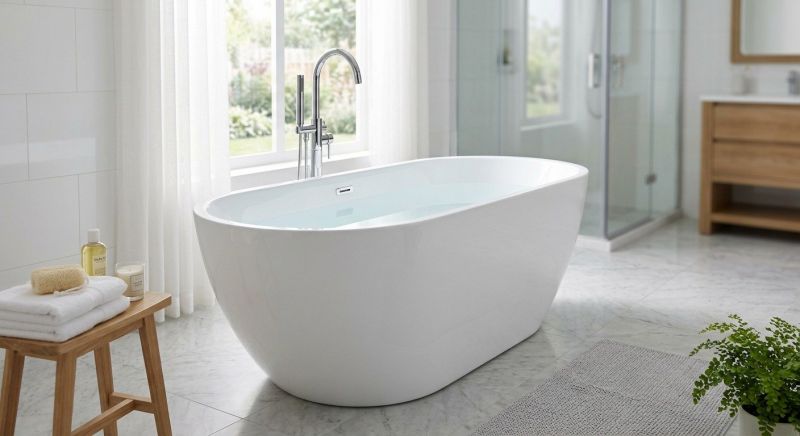 Freestanding Tub Installation in Lancaster County, PA